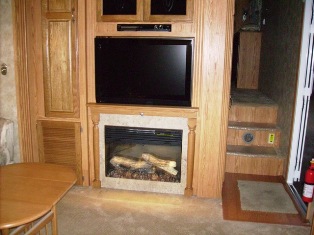 360SB Entertainment center (optional fireplace)