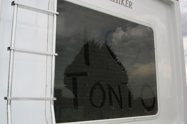 Gary didn't warn me about the dust!!