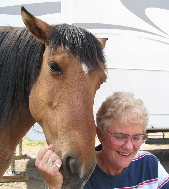 My new friend, the mustang, Star