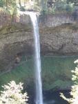 South Falls. Notice the people behind the falls on the hiking trail.