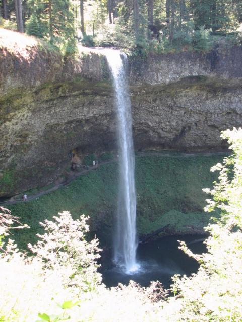 South Falls. There appeared to be good hiking trails to most of the falls in the park.