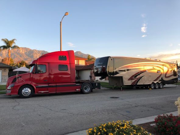 Truck with Trailer A