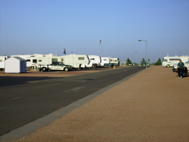 Front part of the Cotton Lane RV Park