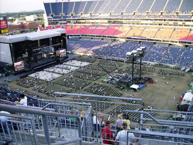 The floor at the CMA Music Festival