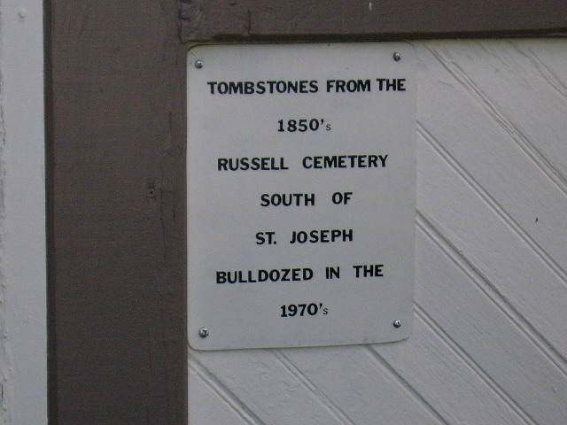 St Joseph cemetery explanation