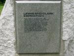 Lewis & Clark historic site Camp DuBois plaque