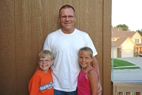 Kayla & Cody with Uncle Michael