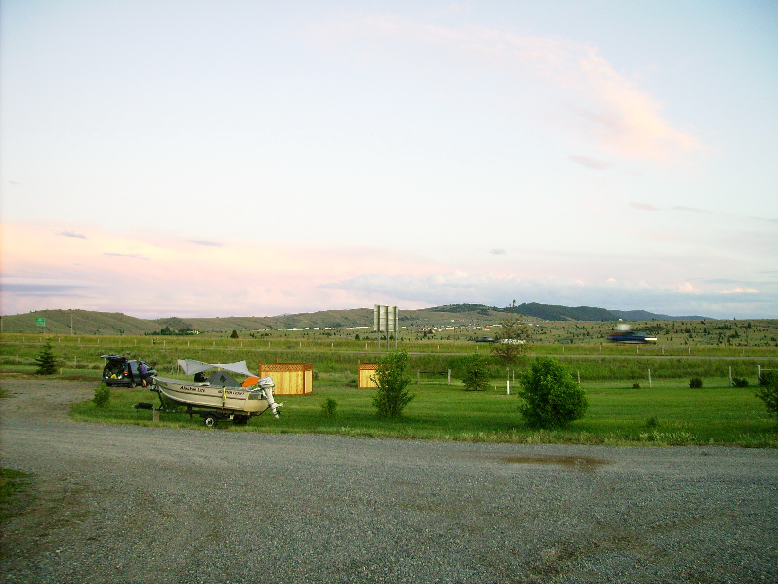 Shot looking South from RV Park